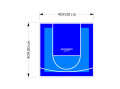 17M2/409X409CM BŁĘKITNO-NIEBIESKIE BOISKO DO KOSZYKÓWKI SPEEDSPORT HEXA POWER PRO