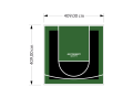 17M2/409X409CM CZARNO-ZIELONE BOISKO DO KOSZYKÓWKI SPEEDSPORT HEXA POWER PRO