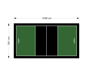 59M2/1048X561CM ZIELONO-CZARNE BOISKO DO SIATKÓWKI SPEEDSPORT HEXA POWER PRO
