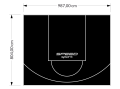 79M2/804X987CM CZARNE BOISKO DO KOSZYKÓWKI SPEEDSPORT HEXA POWER PRO