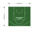 85M2/865X987CM ZIELONE BOISKO DO KOSZYKÓWKI SPEEDSPORT HEXA POWER PRO