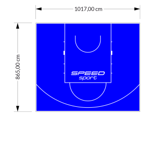88M2/865X1017CM NIEBIESKIE BOISKO DO KOSZYKÓWKI SPEEDSPORT HEXA POWER PRO