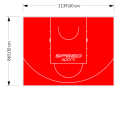 99M2/865X1139CM CZERWONE BOISKO DO KOSZYKÓWKI SPEEDSPORT HEXA POWER PRO