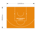 105M2/896X1169CM POMARAŃCZOWE BOISKO DO KOSZYKÓWKI SPEEDSPORT HEXA POWER PRO