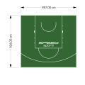 91M2/926X987CM ZIELONE BOISKO DO KOSZYKÓWKI SPEEDSPORT HEXA POWER PRO