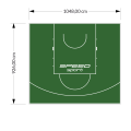 97M2/926X1048CM ZIELONE BOISKO DO KOSZYKÓWKI SPEEDSPORT HEXA POWER PRO