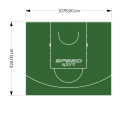 100M2/926X1078CM ZIELONE BOISKO DO KOSZYKÓWKI SPEEDSPORT HEXA POWER PRO