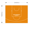 108M2/926X1169CM POMARAŃCZOWE BOISKO DO KOSZYKÓWKI SPEEDSPORT HEXA POWER PRO