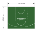 99M2/896X1108CM ZIELONE BOISKO DO KOSZYKÓWKI SPEEDSPORT HEXA POWER PRO