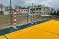 BRAMKA DO PIŁKI RĘCZNEJ 3X2M STALOWA STACJONARNA /TULEJE