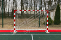 BRAMKA DO PIŁKI RĘCZNEJ 3X2M STALOWA STACJONARNA /TULEJE