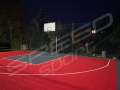 57M2/683X835CM CZERWONO-GRAFITOWE BOISKO DO KOSZYKÓWKI SPEEDSPORT HEXA POWER PRO