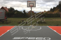 87M2/804X1078CM CZERWONO-GRAFITOWE BOISKO DO KOSZYKÓWKI SPEEDSPORT HEXA POWER PRO