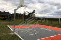 83M2/865X956CM CZERWONO-GRAFITOWE BOISKO DO KOSZYKÓWKI SPEEDSPORT HEXA POWER PRO