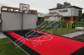 25M2/440X561CM CZERWONO-CZARNE BOISKO DO KOSZYKÓWKI SPEEDSPORT HEXA POWER PRO