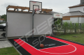 25M2/440X561CM CZERWONO-CZARNE BOISKO DO KOSZYKÓWKI SPEEDSPORT HEXA POWER PRO
