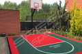 28M2/531X531CM ZIELONO-CZERWONE BOISKO DO KOSZYKÓWKI SPEEDSPORT HEXA POWER PRO