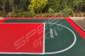 28M2/531X531CM ZIELONO-CZERWONE BOISKO DO KOSZYKÓWKI SPEEDSPORT HEXA POWER PRO