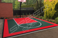 28M2/531X531CM ZIELONO-CZERWONE BOISKO DO KOSZYKÓWKI SPEEDSPORT HEXA POWER PRO