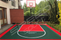 28M2/531X531CM ZIELONO-CZERWONE BOISKO DO KOSZYKÓWKI SPEEDSPORT HEXA POWER PRO