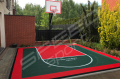 32M2/561X561CM ZIELONO-CZERWONE BOISKO DO KOSZYKÓWKI SPEEDSPORT HEXA POWER PRO