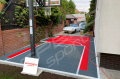 27M2/500X531CM CZERWONO-GRAFITOWE BOISKO DO KOSZYKÓWKI SPEEDSPORT HEXA POWER PRO