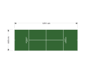 57M2/1291X440CM ZIELONY KORT DO TENISA ZIEMNEGO SPEEDSPORT HEXA POWER PRO