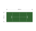 221M2/2385X926CM ZIELONY KORT DO TENISA ZIEMNEGO SPEEDSPORT HEXA POWER PRO
