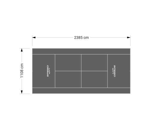 264M2/2385X1108CM GRAFITOWY KORT DO TENISA ZIEMNEGO SPEEDSPORT HEXA POWER PRO