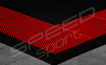 55M2/652X835CM CZARNO-CZERWONE BOISKO DO KOSZYKÓWKI SPEEDSPORT HEXA POWER PRO