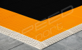 49M2/683X713CM CZARNO-POMARAŃCZOWE BOISKO DO KOSZYKÓWKI SPEEDSPORT HEXA POWER PRO