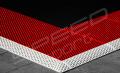 60M2/774X774CM CZARNO-CZERWONE BOISKO DO KOSZYKÓWKI SPEEDSPORT HEXA POWER PRO