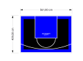 23M2/409X561CM CZARNO-NIEBIESKIE BOISKO DO KOSZYKÓWKI SPEEDSPORT HEXA POWER PRO