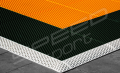 21M2/440X470CM POMARAŃCZOWO-ZIELONE BOISKO DO KOSZYKÓWKI SPEEDSPORT HEXA POWER PRO