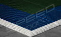 28M2/531X531CM ZIELONO-NIEBIESKIE BOISKO DO KOSZYKÓWKI SPEEDSPORT HEXA POWER PRO