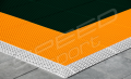44M2/622X713CM ZIELONO-POMARAŃCZOWE BOISKO DO KOSZYKÓWKI SPEEDSPORT HEXA POWER PRO