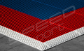 41M2/865x470CM NIEBIESKO-CZERWONE BOISKO DO SIATKÓWKI SPEEDSPORT HEXA POWER PRO