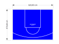 29M2/470X622CM NIEBIESKIE BOISKO DO KOSZYKÓWKI SPEEDSPORT HEXA POWER PRO