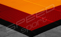 243M2/2385X1017CM POMARAŃCZOWO-CZERWONY KORT DO TENISA ZIEMNEGO SPEEDSPORT HEXA POWER PRO