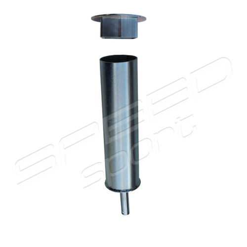 TULEJA MONTAŻOWA DO PROFILI ALUMINIOWYCH 120x100 L-500 + DEKIEL