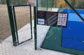 SŁUP PIŁKOCHWYTU POŚREDNI 80x80x3 L=6800 STALOWY OCYNKOWANY