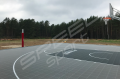 139M2/926X1504CM SZARO-GRAFITOWE BOISKO DO KOSZYKÓWKI 3X3 SPEEDSPORT HEXA POWER PRO