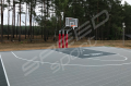 167M2/1108x1504CM SZARO-GRAFITOWE BOISKO DO KOSZYKÓWKI 3X3 SPEEDSPORT HEXA POWER PRO