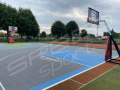 217M2/1291x1686CM SZARO-BŁĘKITNE BOISKO DO KOSZYKÓWKI 3X3 SPEEDSPORT HEXA POWER PRO