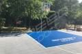 67M2/804X835CM SZARO-NIEBIESKIE BOISKO DO KOSZYKÓWKI SPEEDSPORT HEXA POWER PRO