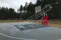 94M2/926X1017CM SZARO-GRAFITOWE BOISKO DO KOSZYKÓWKI SPEEDSPORT HEXA POWER PRO