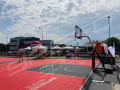 94M2/896X1048CM CZERWONO-CZARNE BOISKO DO KOSZYKÓWKI SPEEDSPORT HEXA POWER PRO