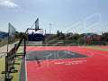 97M2/896X1078CM CZERWONO-CZARNE BOISKO DO KOSZYKÓWKI SPEEDSPORT HEXA POWER PRO