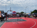 97M2/896X1078CM CZERWONO-CZARNE BOISKO DO KOSZYKÓWKI SPEEDSPORT HEXA POWER PRO