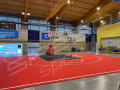 100M2/926X1078CM CZERWONO-CZARNE BOISKO DO KOSZYKÓWKI SPEEDSPORT HEXA POWER PRO